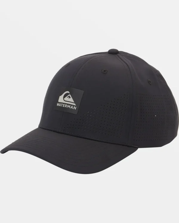Quiksilver Accessories | Hats>Waterman Perf Turf Snapback Hat BLACK