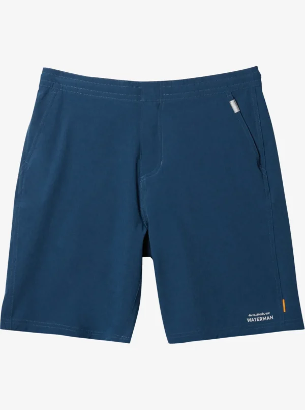 Quiksilver Shorts & Amphibians | Shorts & Amphibians>Waterman Suva Amphibian 20" Hybrid Shorts ENSIGNBLUE