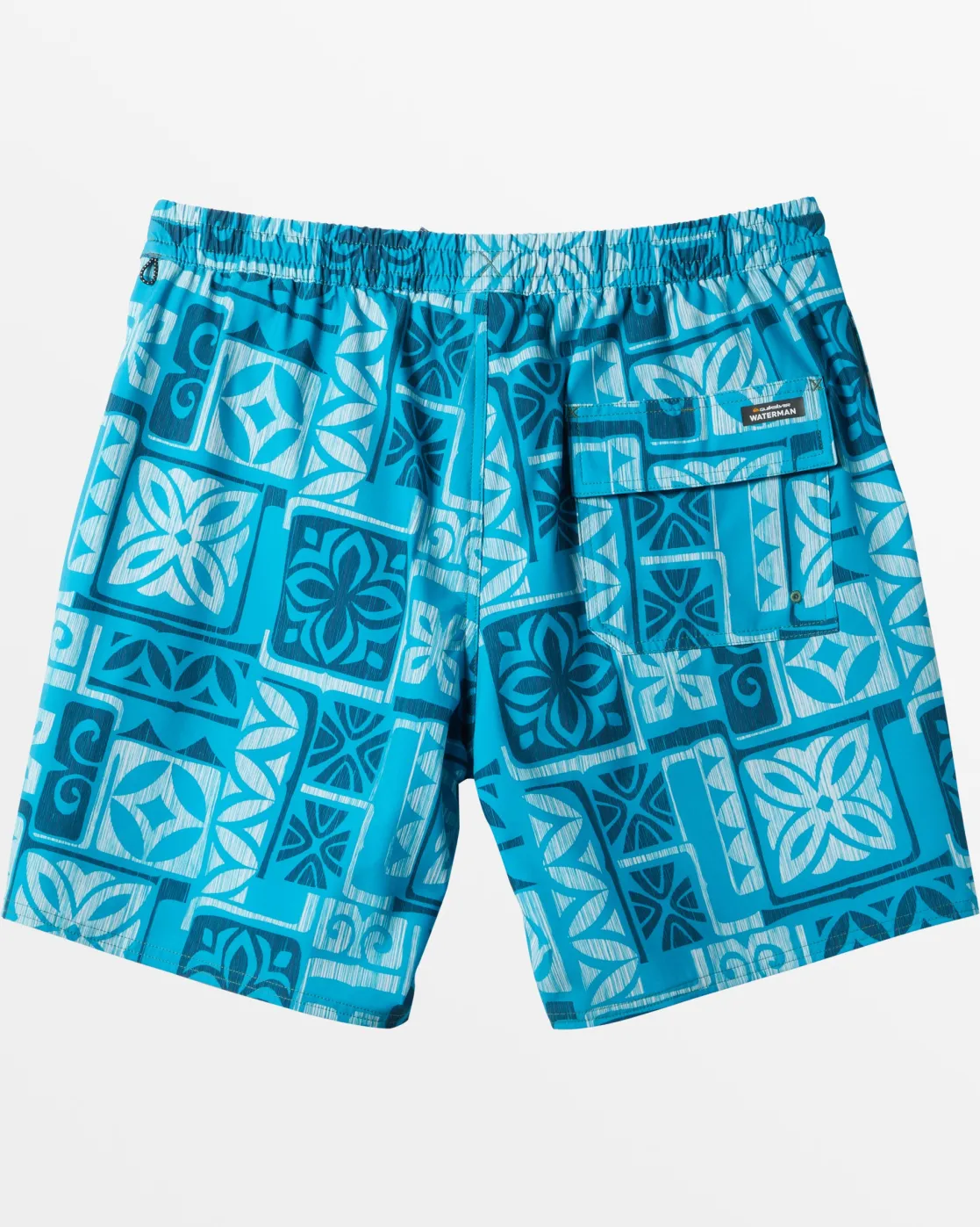 Quiksilver Boardshorts | Boardshorts>Waterman Tapa Time 18'' Elastic Waist Trunks TAPATIME-BARRIERREEF
