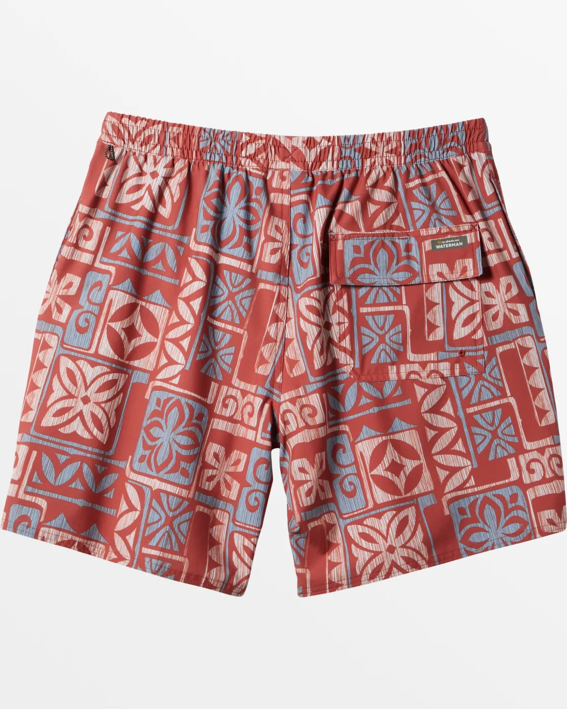 Quiksilver Boardshorts | Boardshorts>Waterman Tapa Time 18'' Elastic Waist Trunks TAPATIME-FIRE