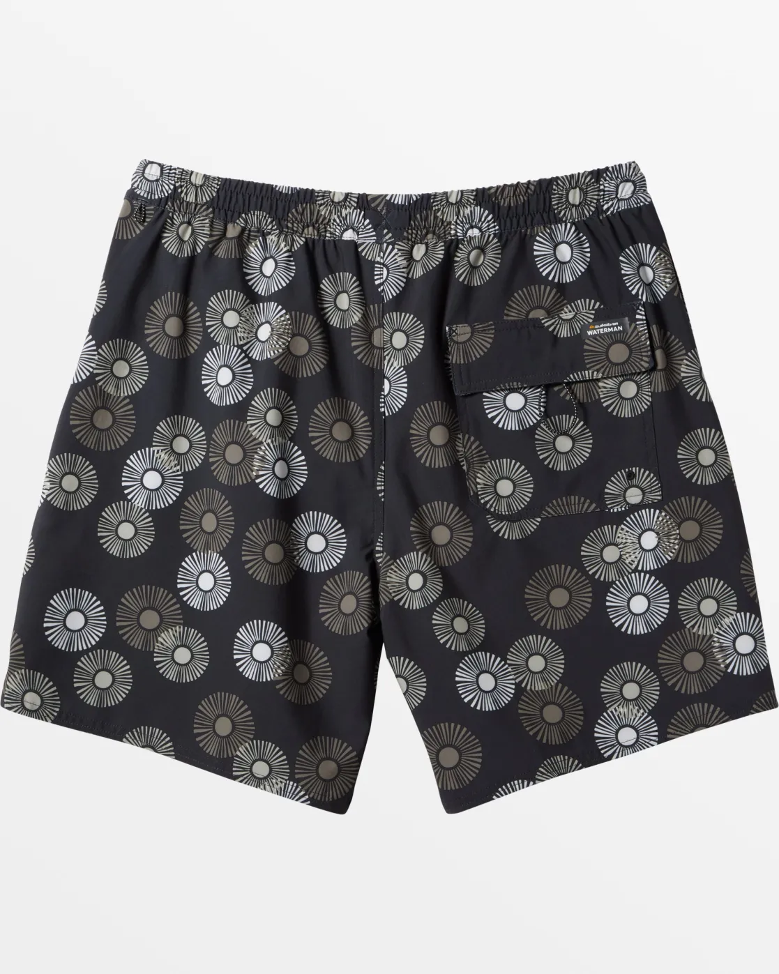 Quiksilver Boardshorts | Boardshorts>Waterman Urchin 18'' Elastic Waist Trunks URCHIN-BLACK