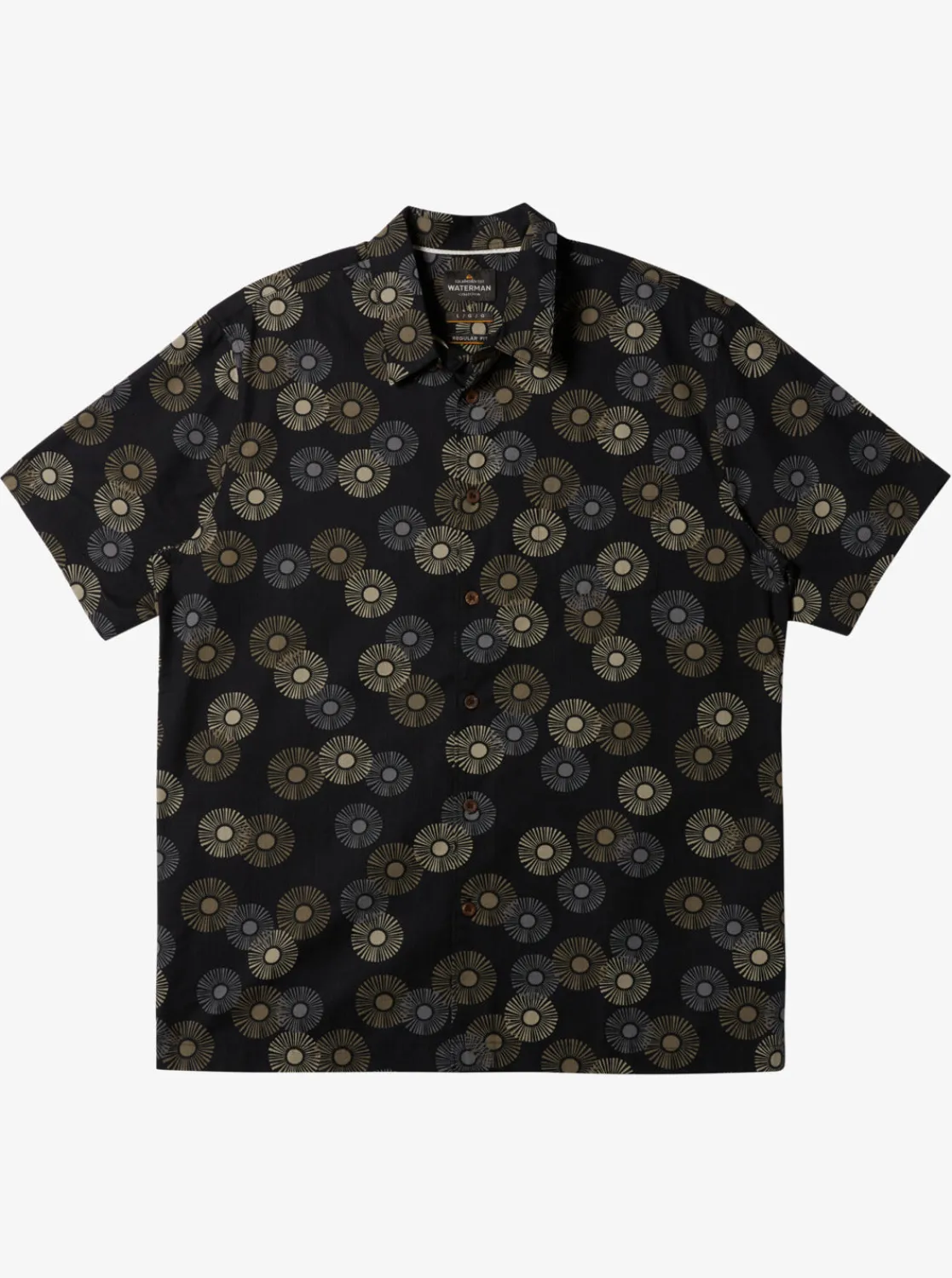Quiksilver Shirts & Polos>Waterman Urchins Shirt BLACKURCHINSWOVEN