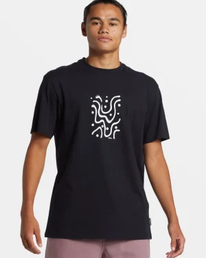 Quiksilver Tees>Whale Shark T-Shirt BLACK
