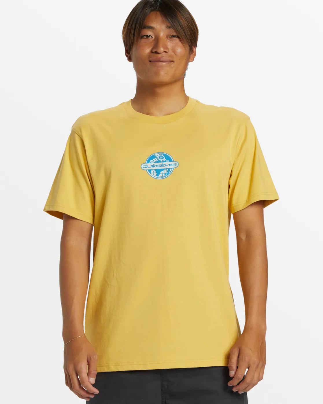 Quiksilver Tees>World Force T-Shirt - OCHRE