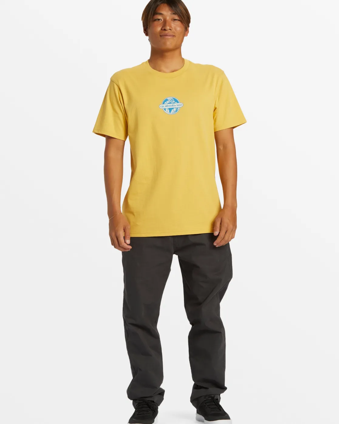 Quiksilver Tees>World Force T-Shirt - OCHRE
