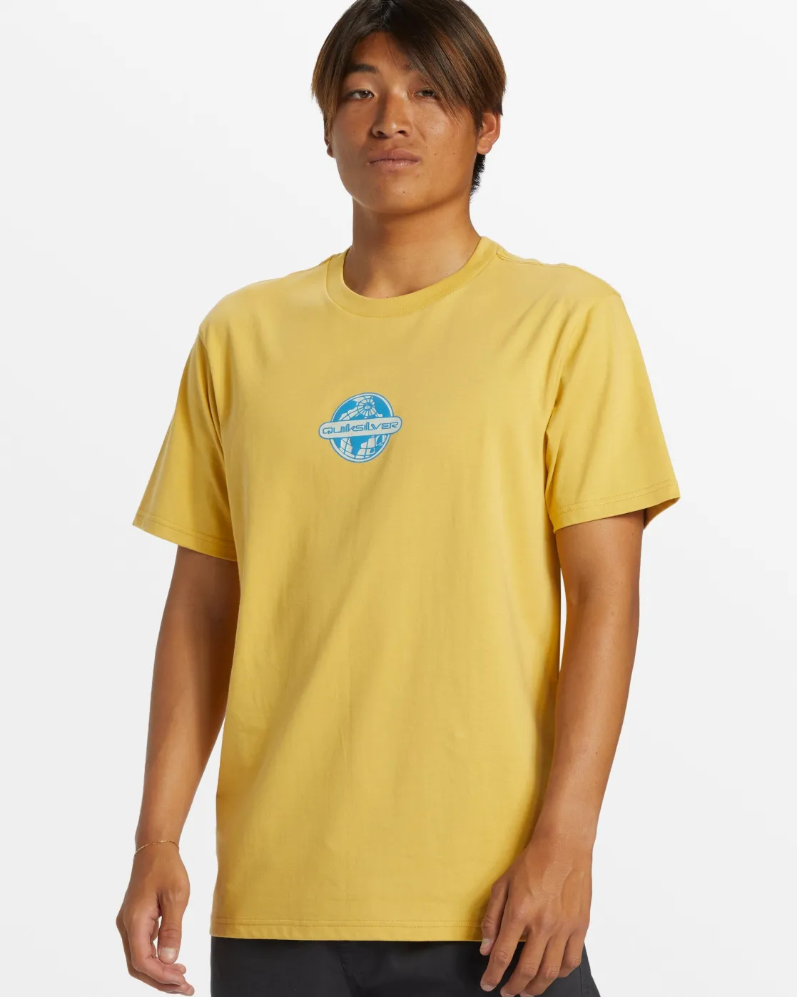 Quiksilver Tees>World Force T-Shirt - OCHRE