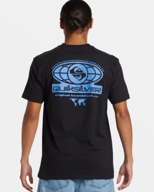Quiksilver Tees>Worldwide Boardriding T-Shirt BLACK