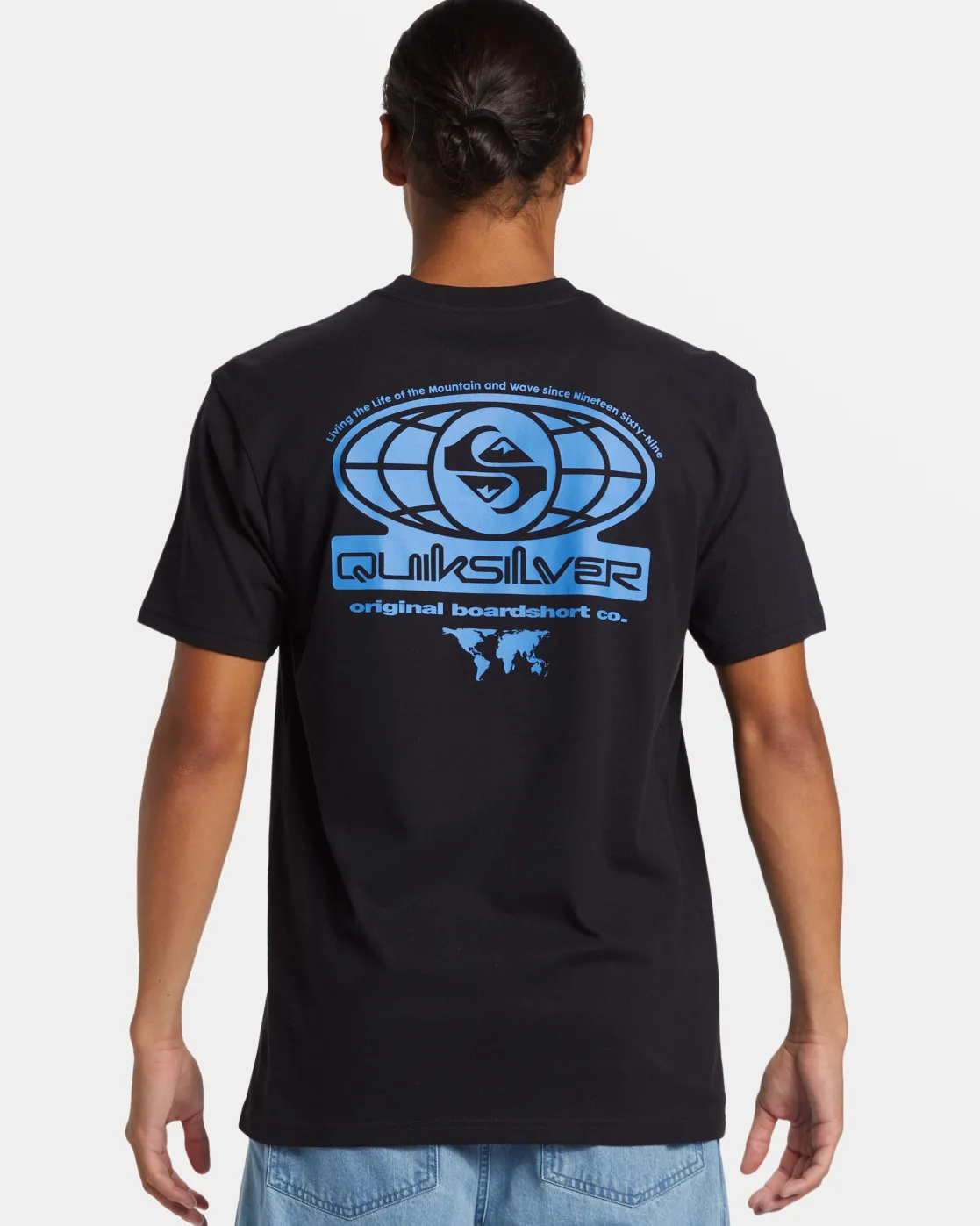 Quiksilver Tees>Worldwide Boardriding T-Shirt BLACK