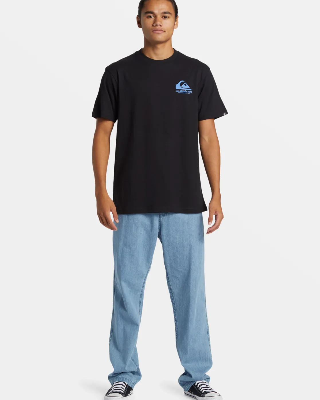 Quiksilver Tees>Worldwide Boardriding T-Shirt BLACK
