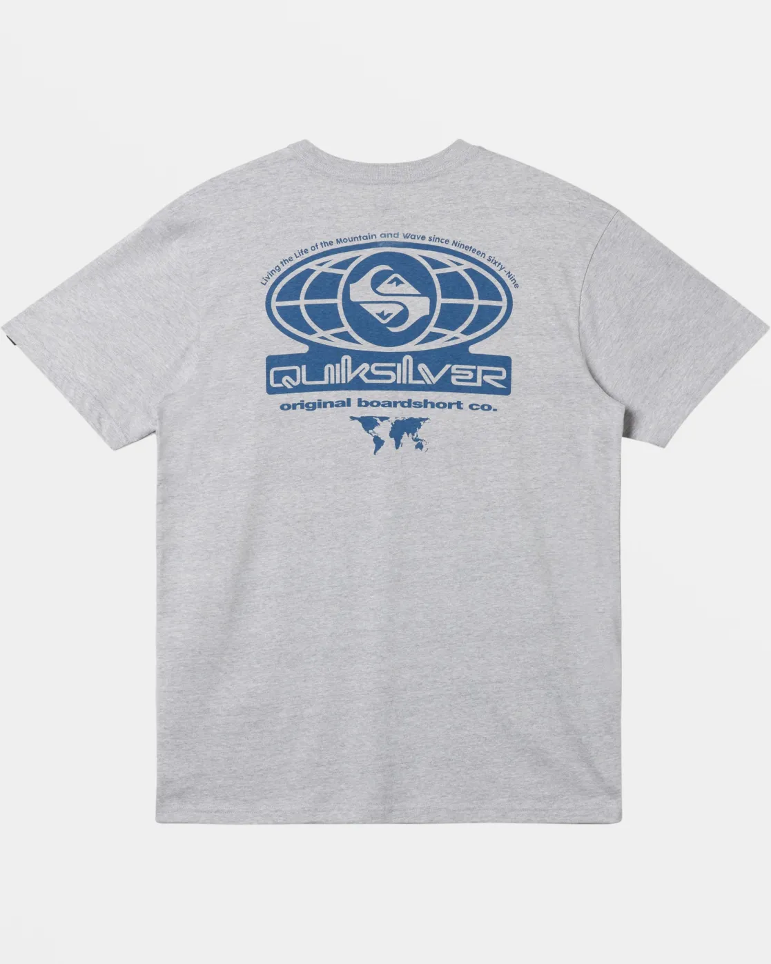 Quiksilver Tees>Worldwide Boardriding T-Shirt ATHLETICHEATHER