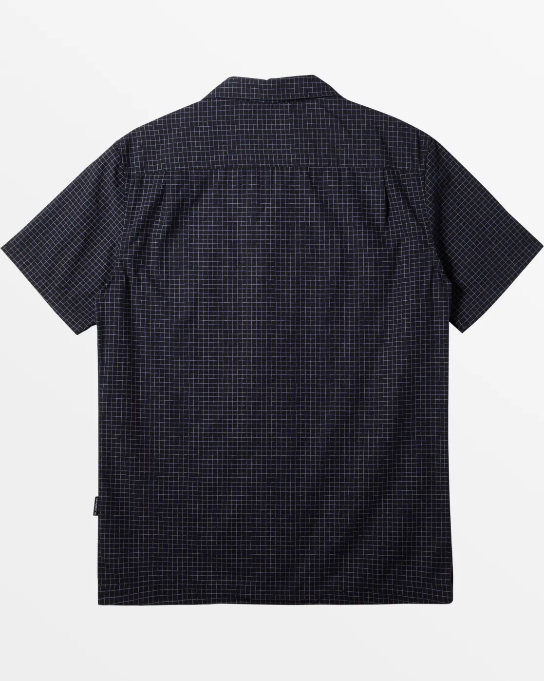 Quiksilver Shirts & Polos>XY Grid Casual Short Sleeve Shirt - BLACKDOUBLEUPSS